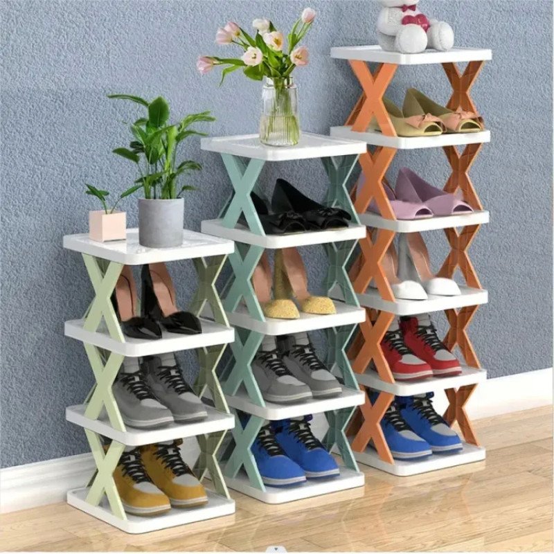 Multifunctional 4 Piece 5 layer Shoe Organizer Rack