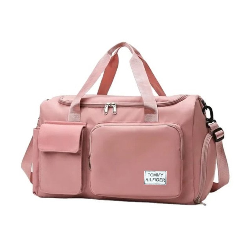 Fashionable Large Capacity Travel & Gym Bag Pink