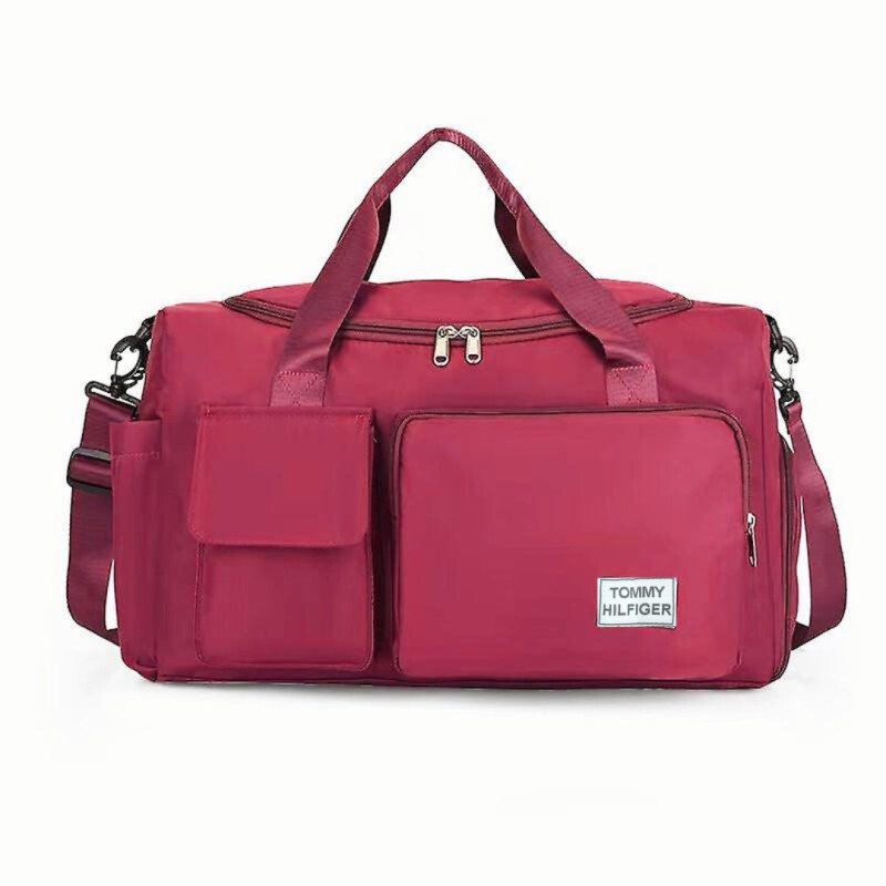 Fashionable Large Capacity Travel & Gym Bag Maroon