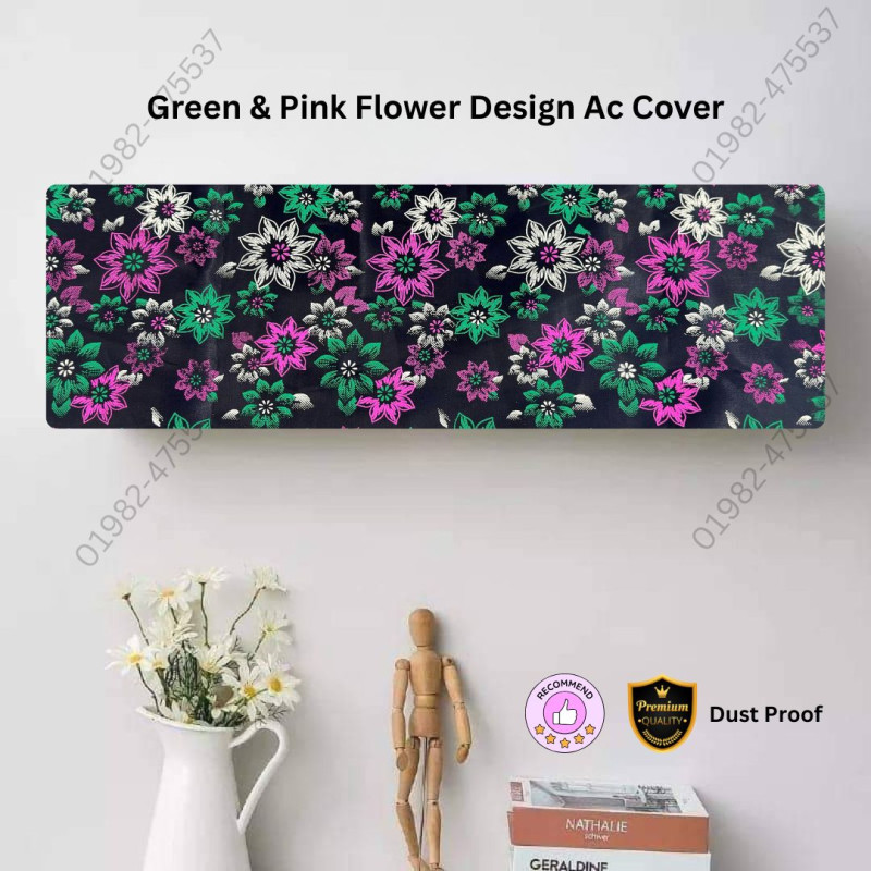 Original Green And Pink Ac Cover 1 Ton Size