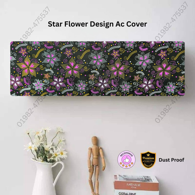 Original Star And Flower Ac Cover 2 Ton Size