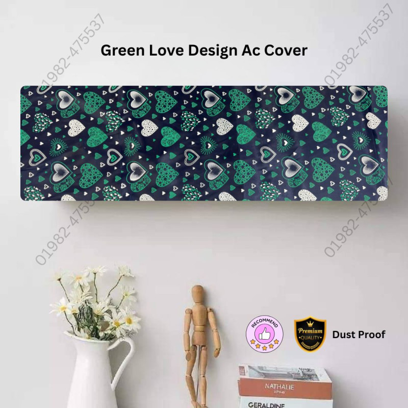 Original Green And Love Ac Cover 1.5 Ton Size